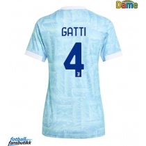 Juventus Federico Gatti #4 Bortedrakt Dame 2025-26 Kortermet